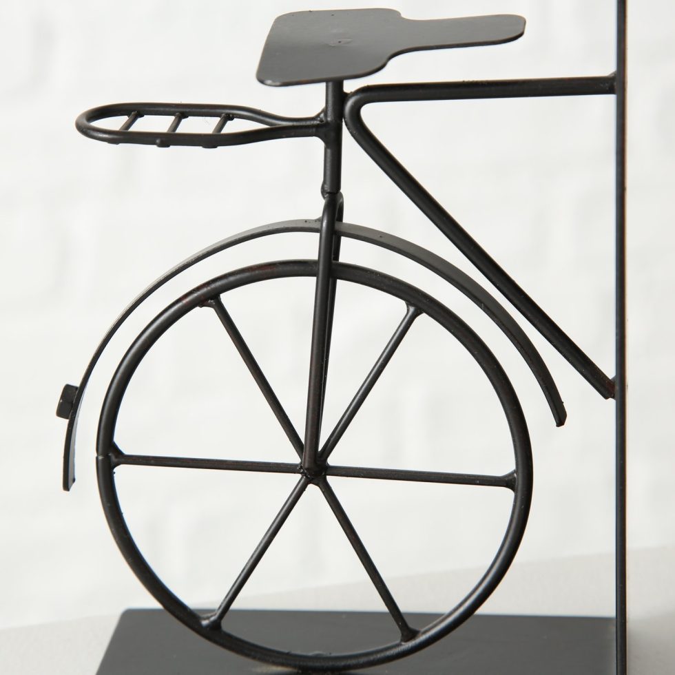 Knygų laikiklis- laikrodis „Bike“