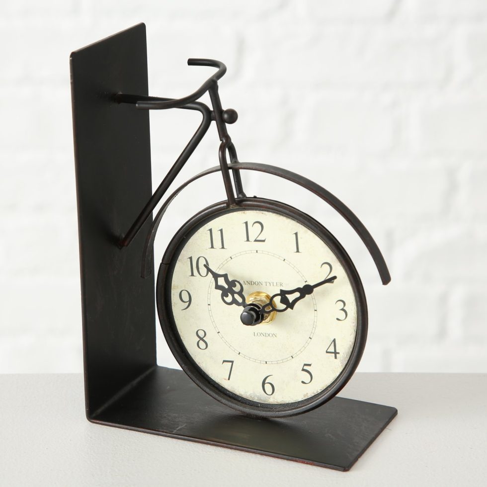 Knygų laikiklis- laikrodis „Bike“