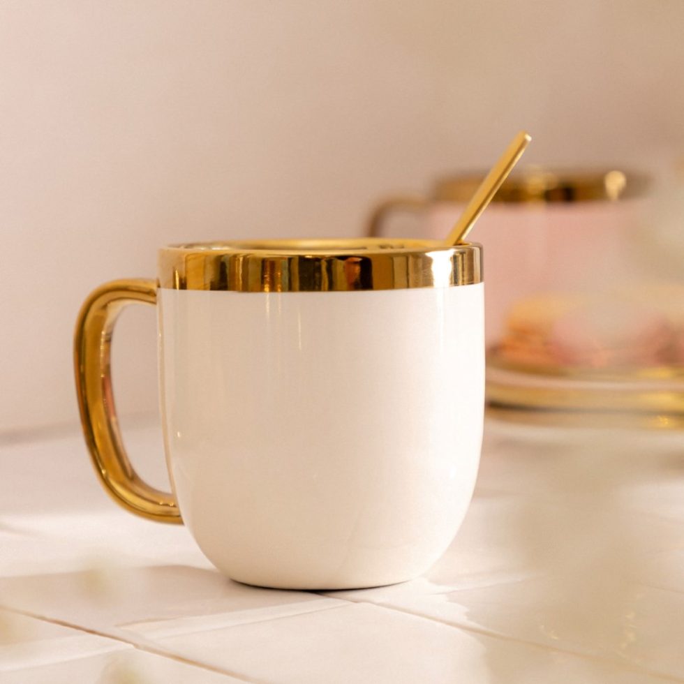 Puodelis su šaukšteliu „Sinnes“