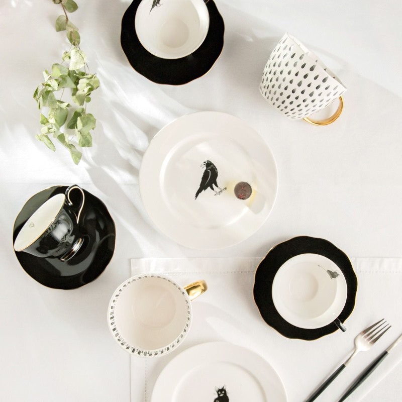 Puodelis su lėkštute „Barik“