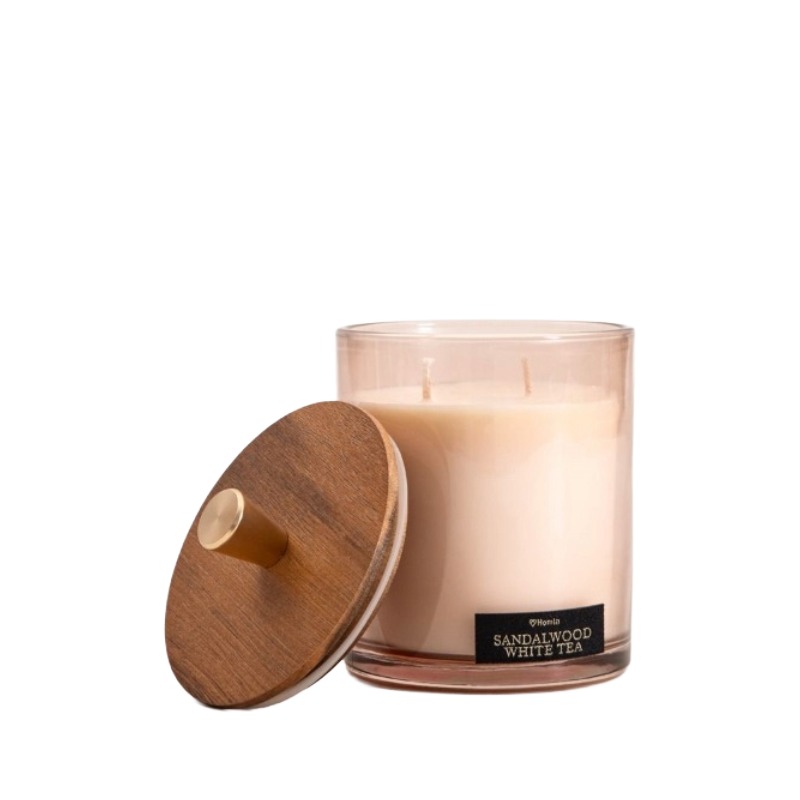 Aromatinė žvakė „Sandalwood White Tea“